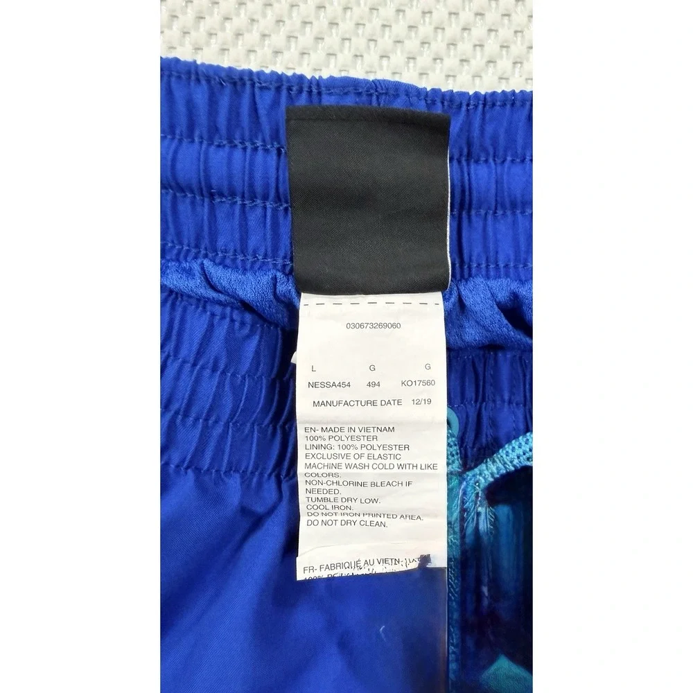 Nike Men's Volley Swim Trunks Blue Mesh Lined Shorts Size Large